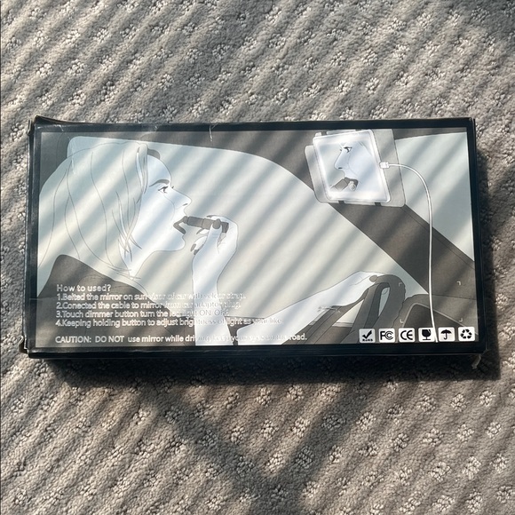 LED Light Visor Vanity Mirror - Picture 4 of 4